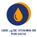 1.000 µg DE VITAMINA B9 POR GOTA